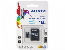 A-DATA с адаптером UHS-1 micro SDHC 16GB Class10