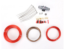 Профессиональный комплект кабелей и аксессуаров для установки автомобильного усилителя URAL МОЛОТ К-МТ8