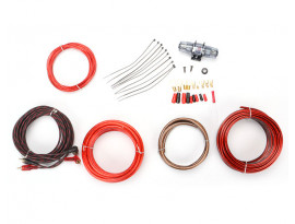 Профессиональный комплект кабелей и аксессуаров для установки автомобильного усилителя URAL МОЛОТ К2-МТ8