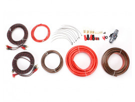 Профессиональный комплект кабелей и аксессуаров для установки автомобильного усилителя URAL МОЛОТ К4-МТ4
