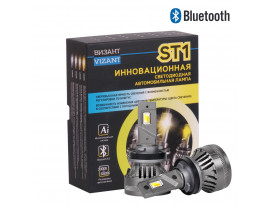Светодиодные лампы Vizant ST1 Bluetooth Control цоколь H7 с чипом G-CR Tech 6000lm 3000-5000k